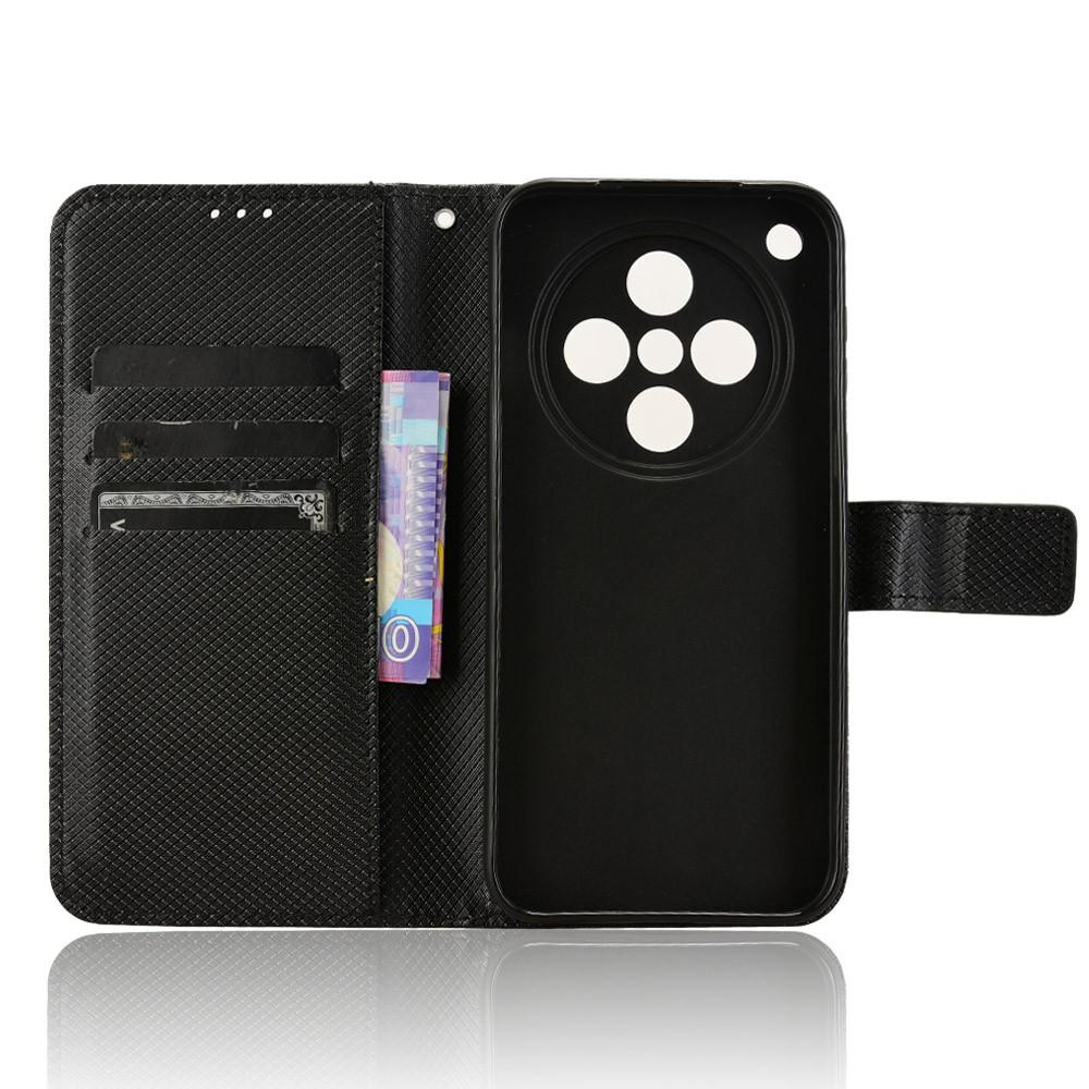 For Oppo Find X8 5G Case PU Leather Diamond Texture Wallet Phone Cover