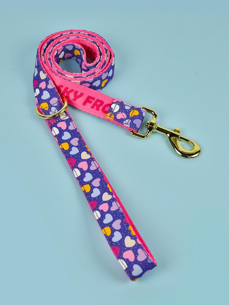 1 Pcs Summer Lovely Pet Traction Rope Double-Sided Printing Pet Dog And Cat Holiday Gift Leash