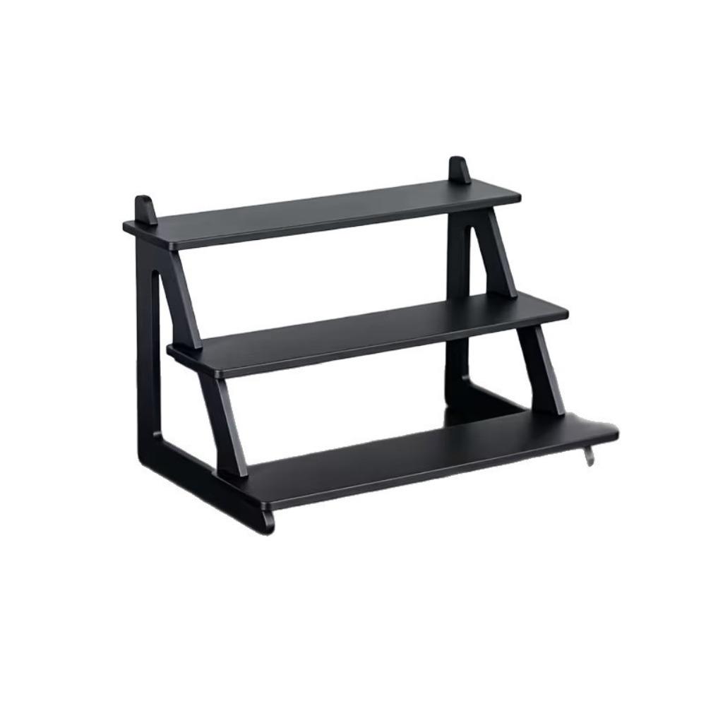 3 Tier Seasoning Storage Rack Portable Retail Display Stand Layered Display Shelf Kitchen