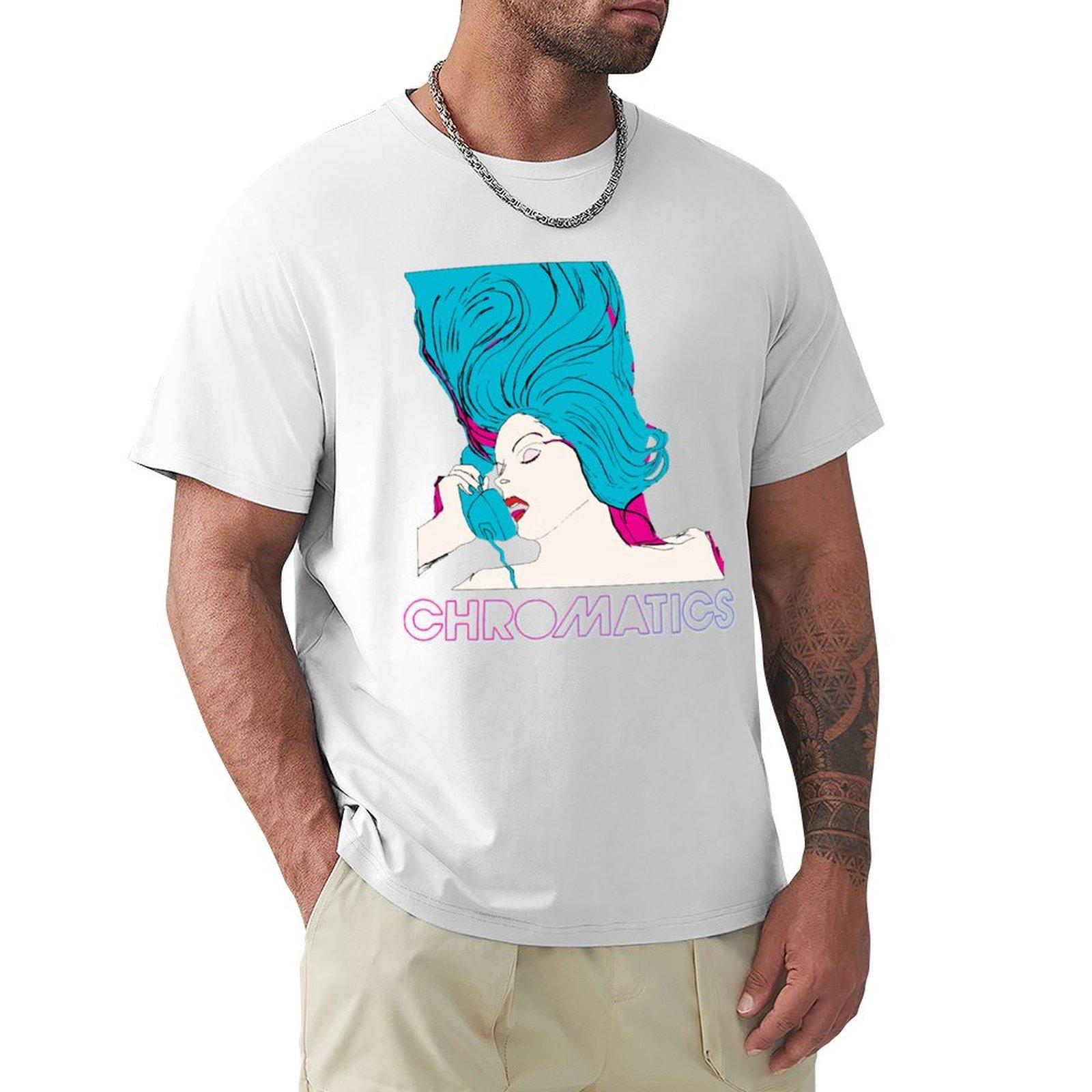 Chromatics Band logo TShirt quickdrying sublime compression shirt men S