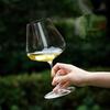 Extrem großes Breathe Air Kelchglas Sherry-Aromen Weinglas Ultraweite Schale Leichtes Schwenken Ultradünnes Sommelier-Weinglas Burgunderrotes Glas
