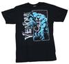 Venom Adult New Tshirt  Attacking Venom In Box By Vertical Name