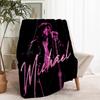 Coperta Stampata Michael Jackson - Morbida e Confortevole, per Camera da Letto, Viaggio, Divano, Decorazione Casa - Regalo di Compleanno Natale per Amico