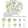 2pcs/set Fresh Fruit Wall  Stickers Decoration Children's Room Background Wall Decoration