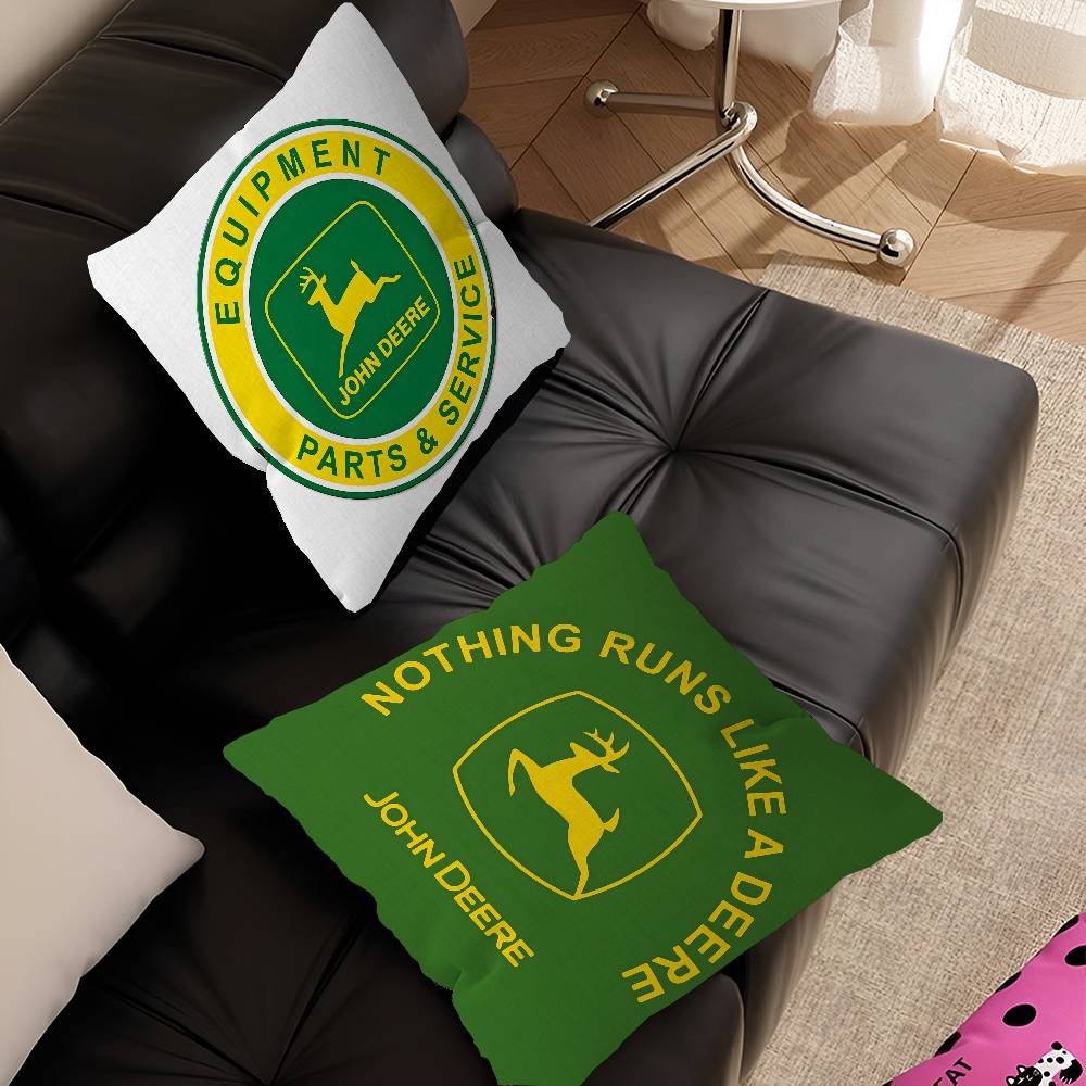 JJohnLogoDeeres Cushion Cover Pillowcase Upholstery Sofa Throw Pillow Home Decor Pillowcas