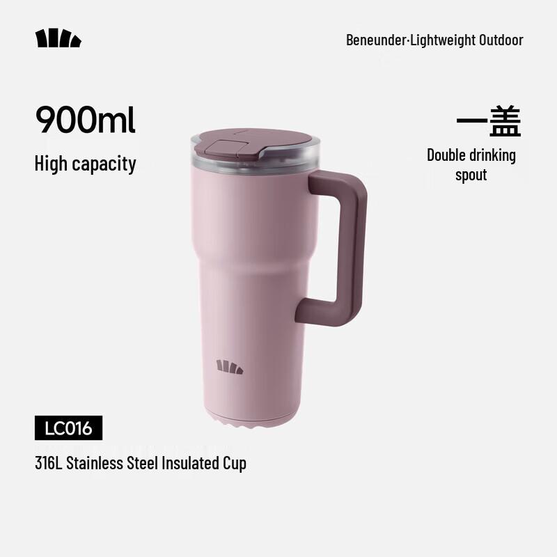 Beneunder Insulated Straw Water Bottle