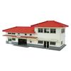 Sankei 1/220 Station Building-3 Paper Craft Kit