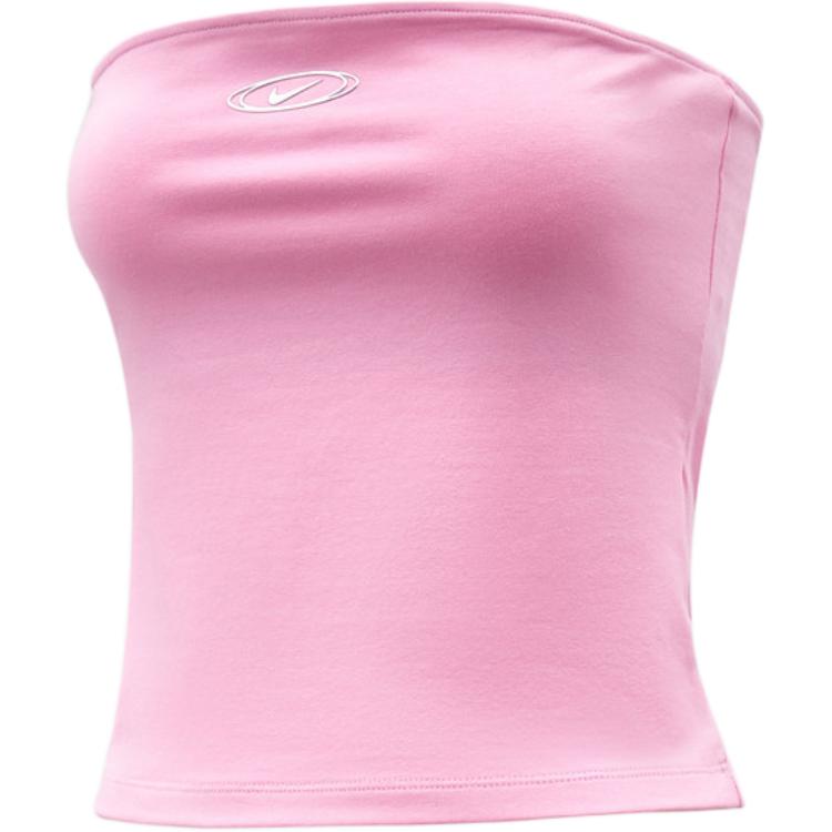 Nike Strapless Tops Women s Pink Moderate XS