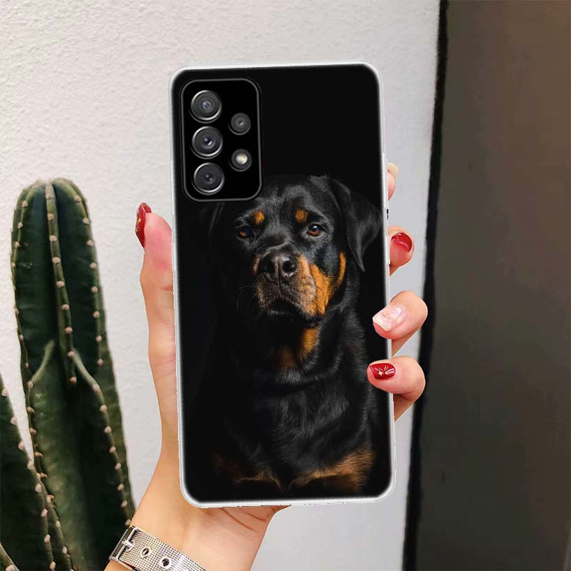 Rottweiler Dog For Samsung Galaxy A16 A15 A14 A13 A56 A55 A54 A53 Phone Case A36 A35 A34 A33 A26 A25 A24 A23 A05S A04S A03S A15