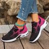 Fashion Women's Shoes 2024 New Lace Up Women's Vulcanize Shoes Autumn Mixed Colors Breathable Mesh Flat Casual Comfortable Walking Shoes