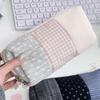 Plaid Pattern Pencil Case Polka Dot Patchwork Pencil Case Japanese Style Pen Bag  Office Use