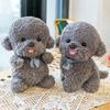 Stuffed Animal Plush Dog Toy Simulation Puppy Plushies Bichon Frise Plush  Xmas Birthday Gifts