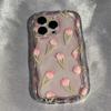 High End Style Niche Tulips Apple 14Plus Mobile Phone Case IPhone 13 Cream Pattern 14Pro Elegant and Beautiful