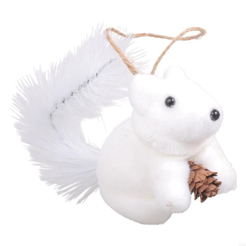 Handcrafted Squirrel Holiday Hanging decors Party Hanging Decoration For Christmas Tree Mantels Shelf Seasonal Display