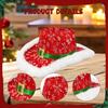 Christmas Cowboy Hat Funny Decorative Unisex Holiday Cap for Stage Performance