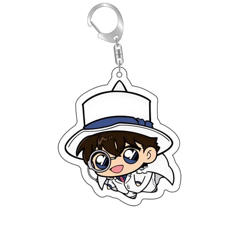 Anime Detective Conan Niedlicher Schlüsselanhänger Kawaii Cartoon Schlüsselanhänger Taschenzubehör & Trendiges Geschenk Baji Zubehör Sammlerstück für Fans