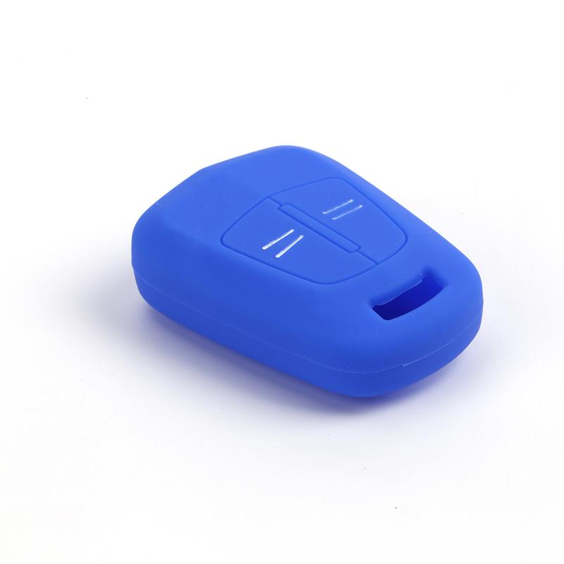 2 Button Silicone Remote Car Key Case Cover Holder For Opel Corsa D ASTRA H Meriva Vectra Zafira Signum Agila