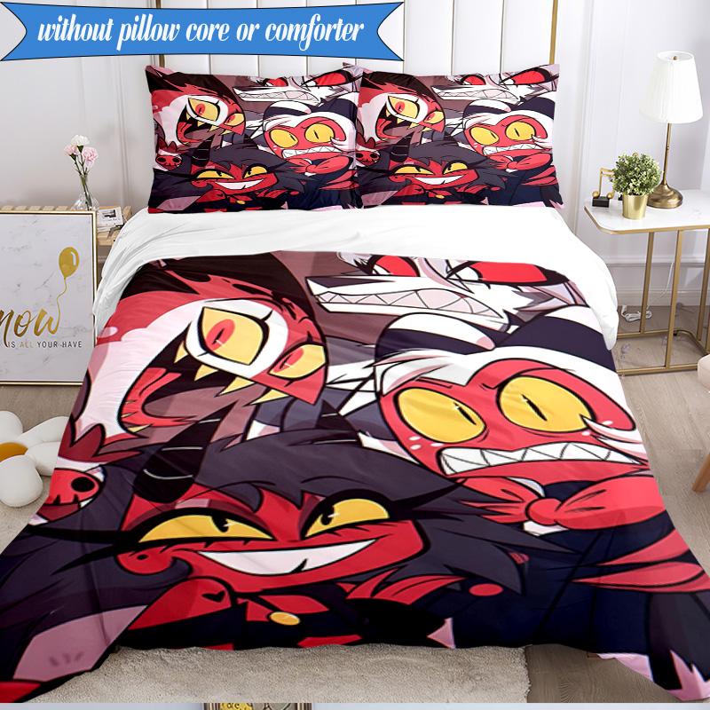 3PCS Fantasy Creatures Hotel  Bedding Set,Including 1pc Duvet Cover And 2pcs Pillowcases Perfect for Bedroom, Dormitory, Fan Christmas gift