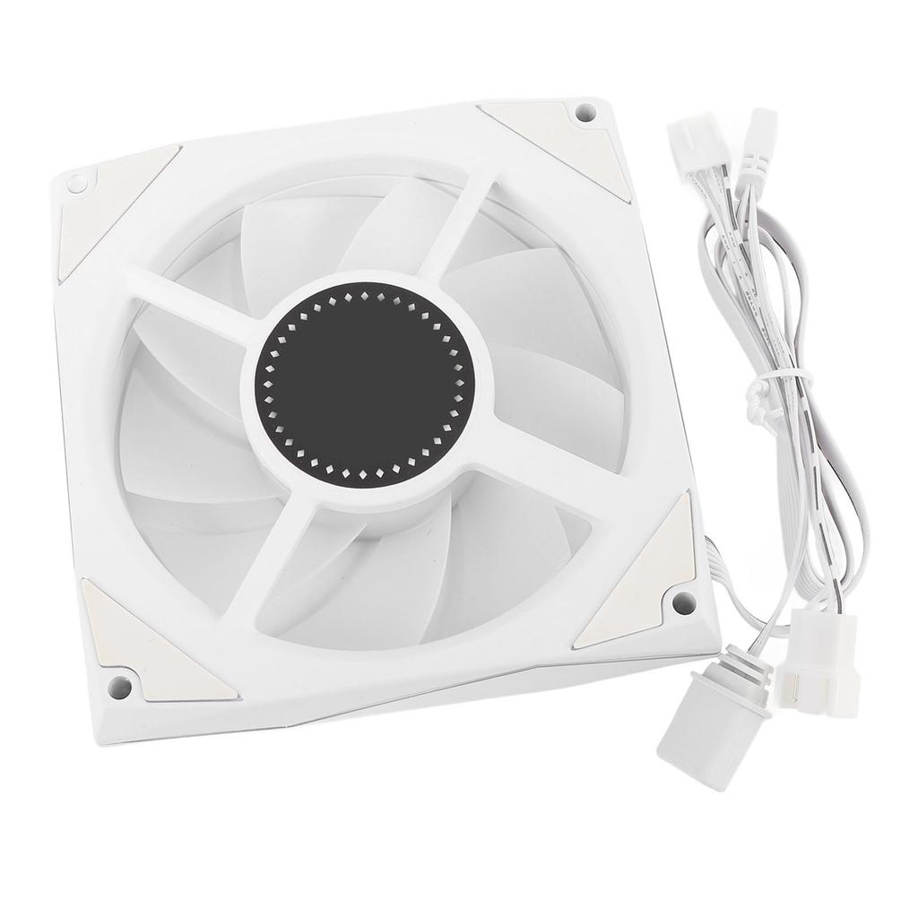 Ventilátor PC skříně s pozitivním lopatkováním 120 mm Nízká hlučnost 4pinový PWM 5V 3pinový ARGB 800 ot/min až 1800 ot/min Chladič CPU pro