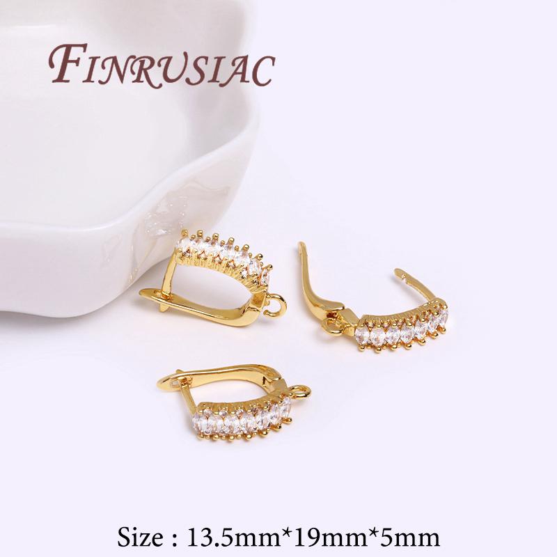 Multi Styles 18K Gold Plated Earwires,Fasteners For Earrings,Hooks For Earring DIY Jewelry Making Supplies,Earring Hook Clasp