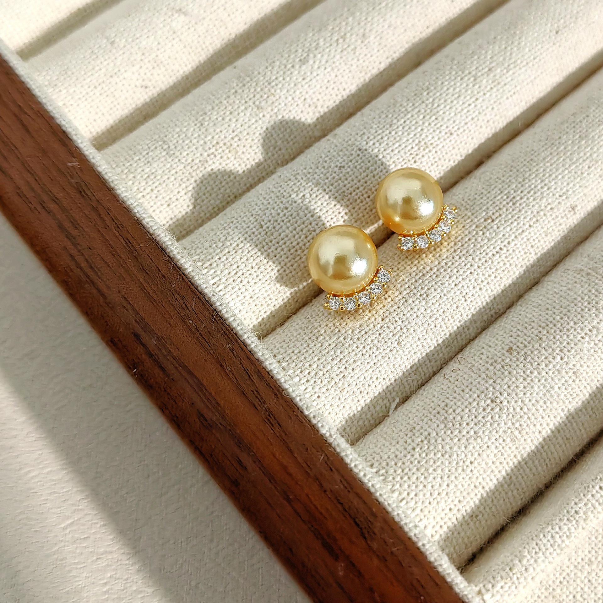 

925 Silver Pearl Earrings: Elegant and Sweet Design, Japanese & Korean Style