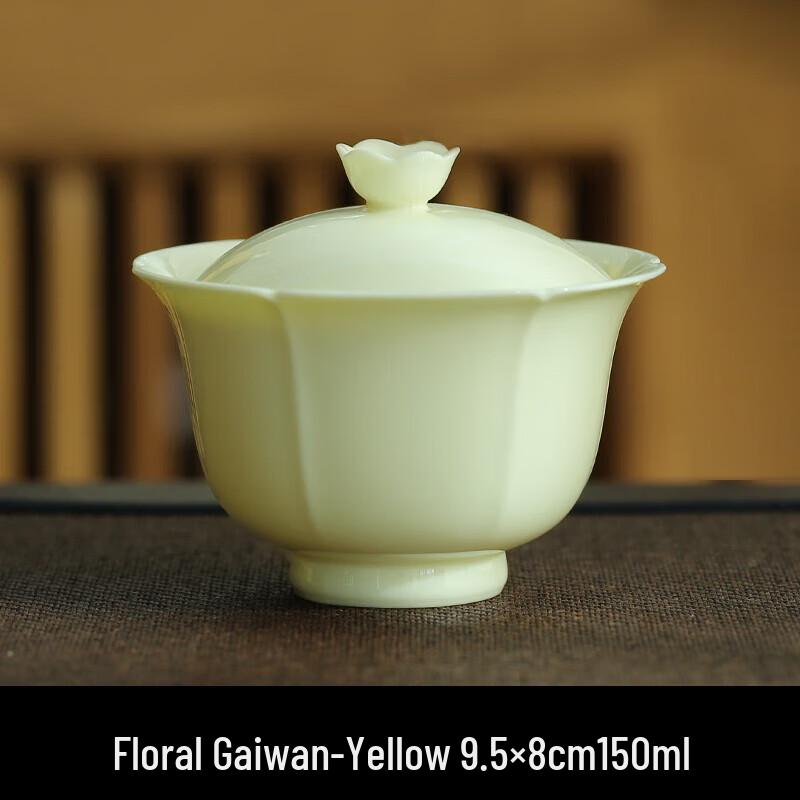 Petal Ceramic Gaiwan Teacup