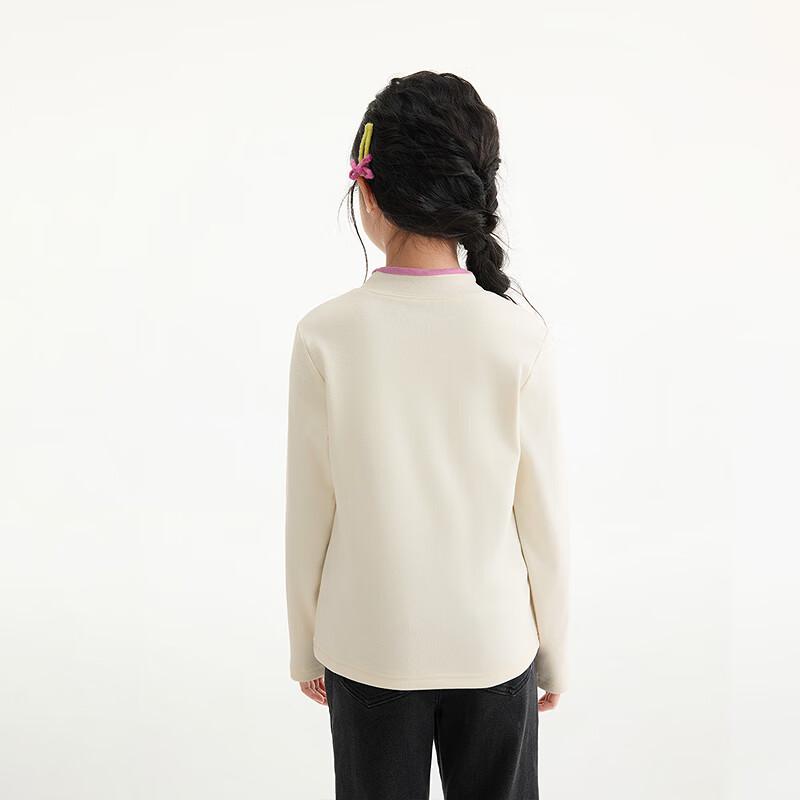 Girls' Casual Color-Block Long-Sleeve T-Shirt