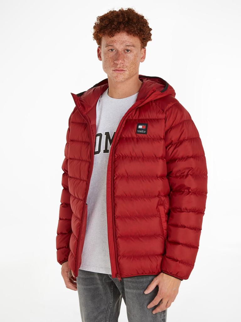 Winter Jacket Tommy Hilfiger TJM Hooded LT Down Jacket (DM0DM17882) Magma Red