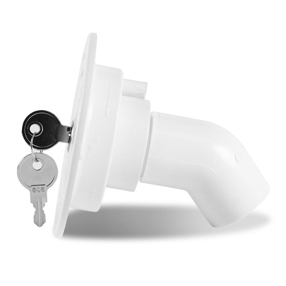 RV Filler Neck For Water Tanks RV Accessories Gravity Fresh Water Fill Hatch Inlet Filter Lockable For RV Boat Camper Trail H7L0