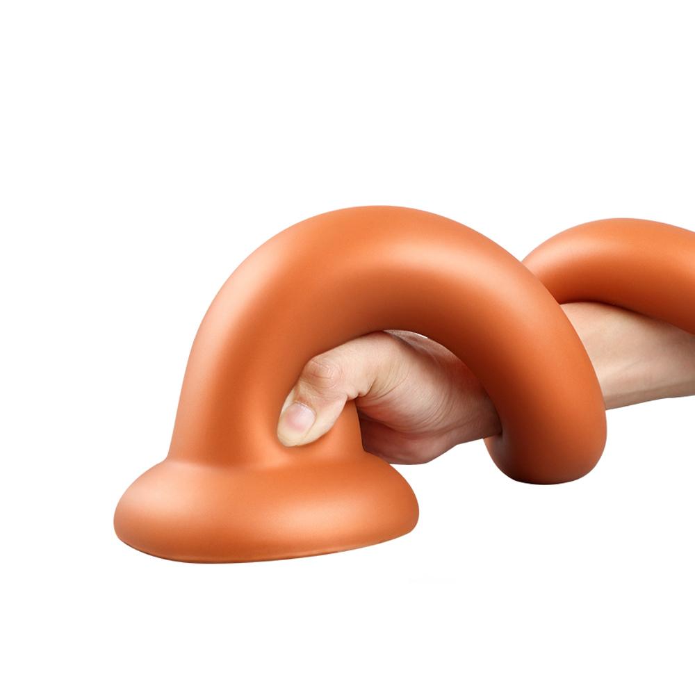 Cinco Tamaños Plug Anal Largo Tentáculo Animal Dildo Enorme Plug Anal Masajeador Vaginal Penetración Anal Femenina Estimulador Juguetes para Adultos Estimulador del Punto G del Clítoris
