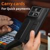 With Credit Card Slot Multifunctional Kickstand Wrist Strap Folding Case For Motorola Razr Fold Moto Razr Fold Protective Cover