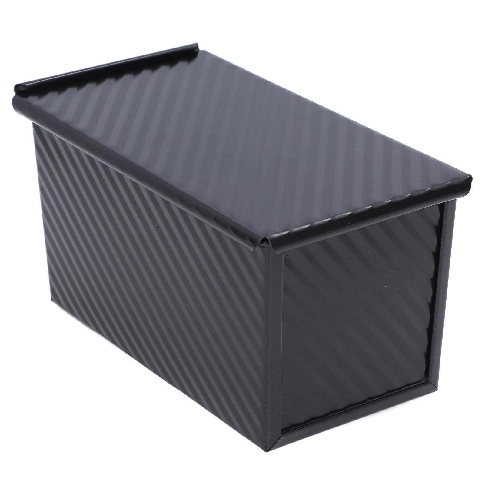 

Форма для выпечки хлеба из углеродистой стали предотвращает прилипание, легко извлекается из формы, форма для тостов с крышкой L(for 6.5-9kg) чёрный