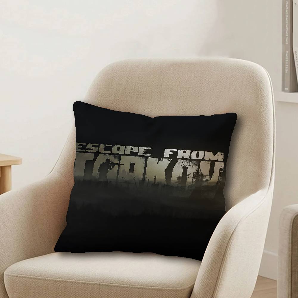 Game escapes from tarkovs Office Cushion Pillowcase Car Cushion CoverXCM Lumbar Pillowcase Sofa Pillowcover