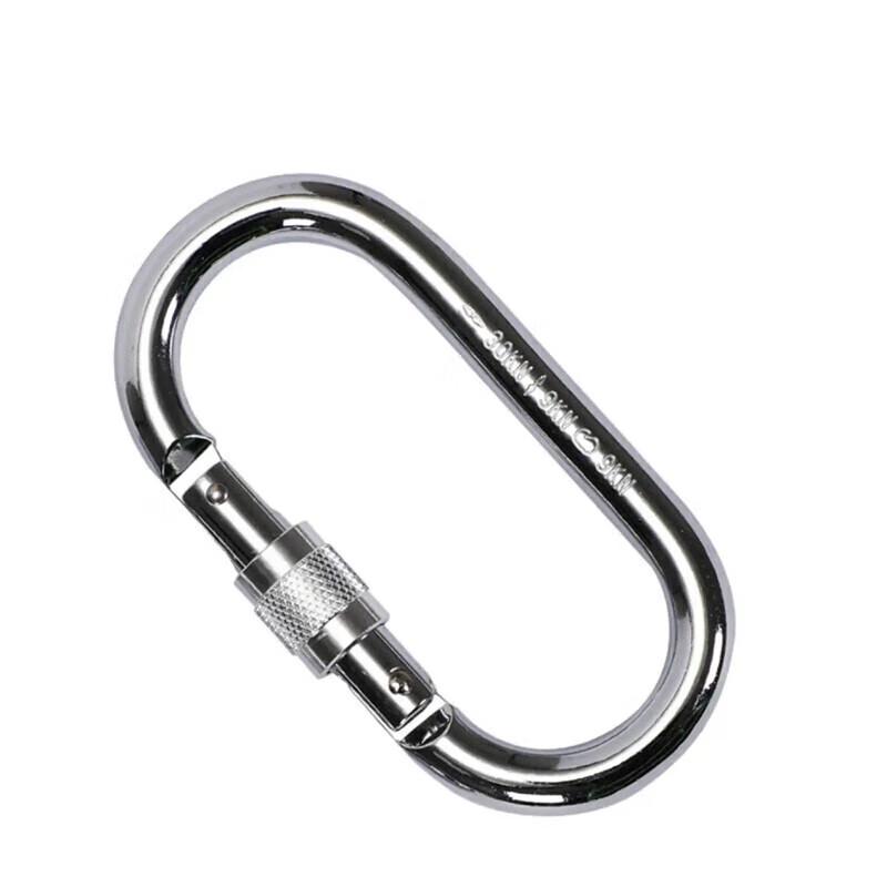 Outdoor Climbing Stainless Steel O-Ring Safety Carabiner