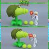 48 styles New Popular Game PVZ Plants vs Zombies Peashooter PVC Action Figure Model Toys Birthday Gift For