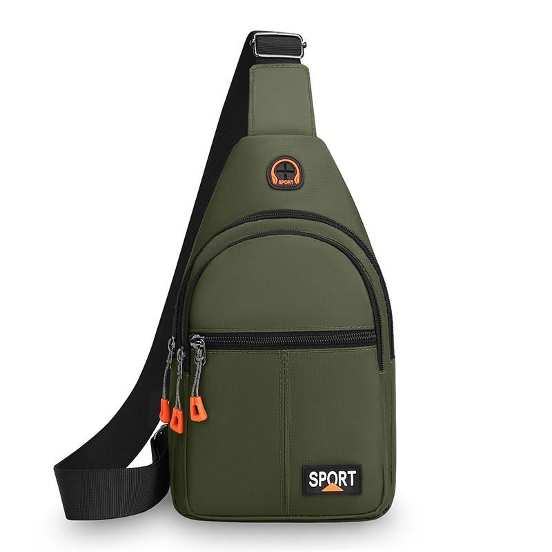 Men's Crossbody Bag Outgoing Lightweight Sports Travel Chest Bag Large Capacity Shoulder Bag
