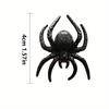 48pcs Realistic Plastic Spider Toys Halloween Prank Props Small Size Funny Halloween Decorations JXB