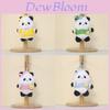 Plush Panda Keychain With Cotton Filling For Backpack Decor And Gift