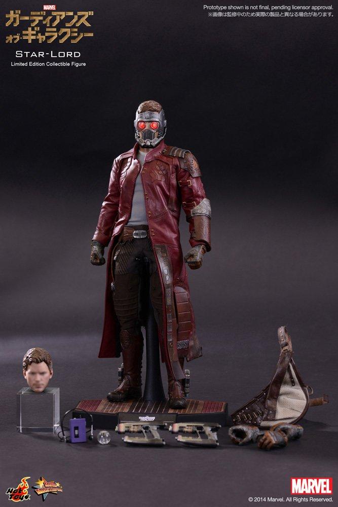 Hot Toys Movie Masterpiece Guardians Of The Galaxy Scale Plastic Painted Action Figure Star-Lord 1/6