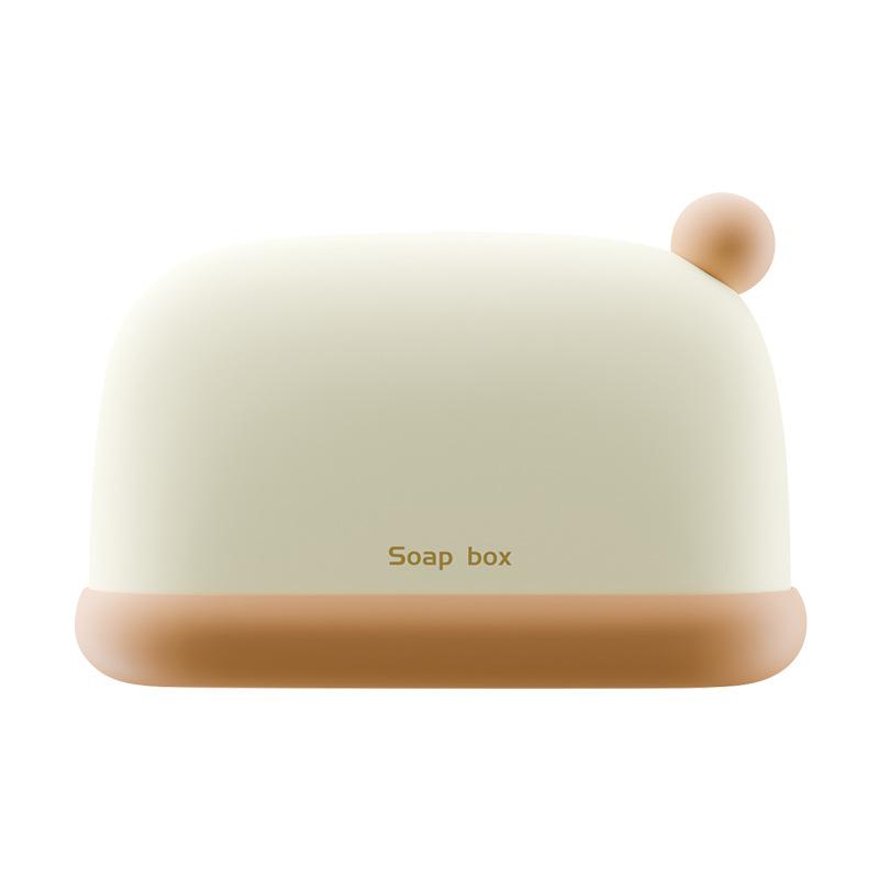 Portable Travel Soap Box with Waterproof Drainage Rack for Easy Portability and Convenient Storage of Soap.