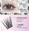 Cross-Border Large Capacity Glue Style False Eyelashes - 32 Rows Natural Lively Photogenic Comic Segmented Lashes