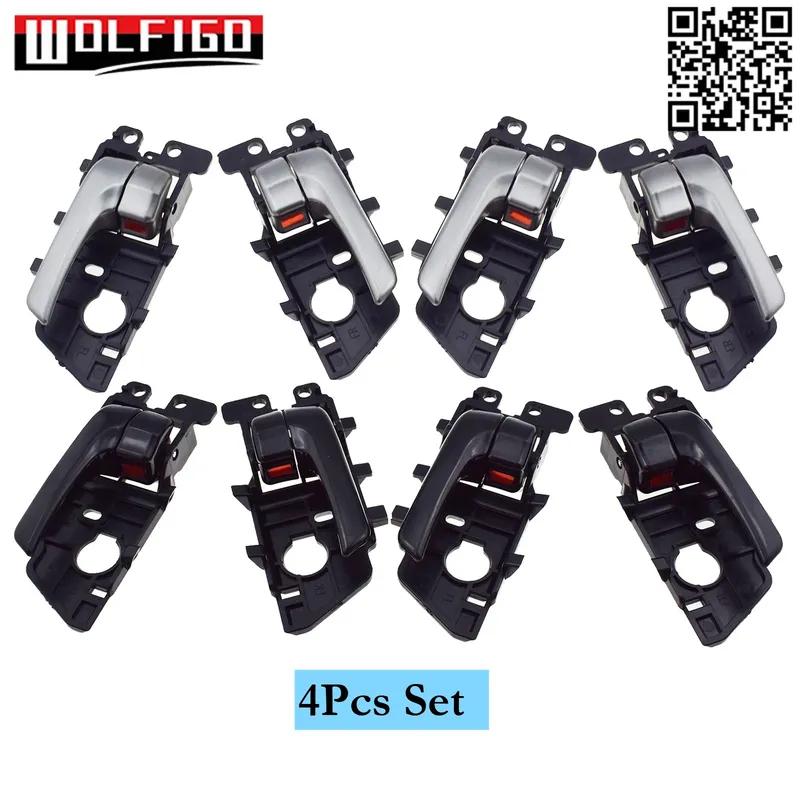 4Pcs ide Inner Door Handle Front Rear Left Right 826201M010WK,826101M010WK for kia Forte cerato 2008 2009 2010 2011 2012 2013