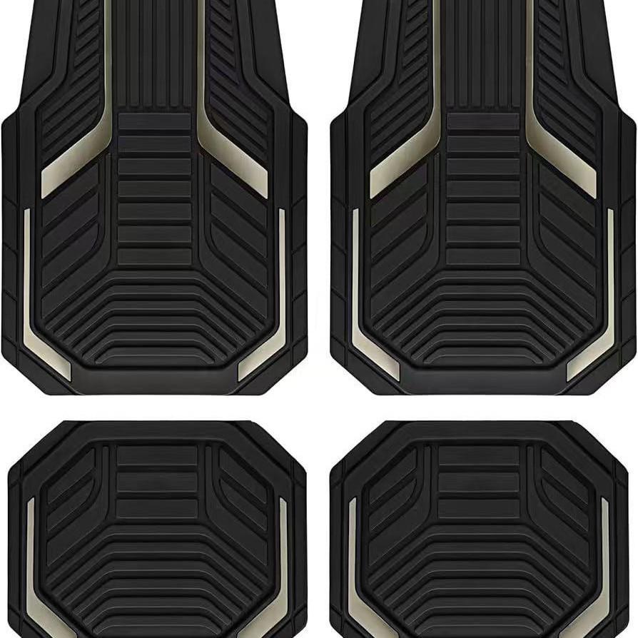 Crystal Velvet Non-Slip Car Floor Mats - Dirt & Wear-Resistant, Easy To Clean.