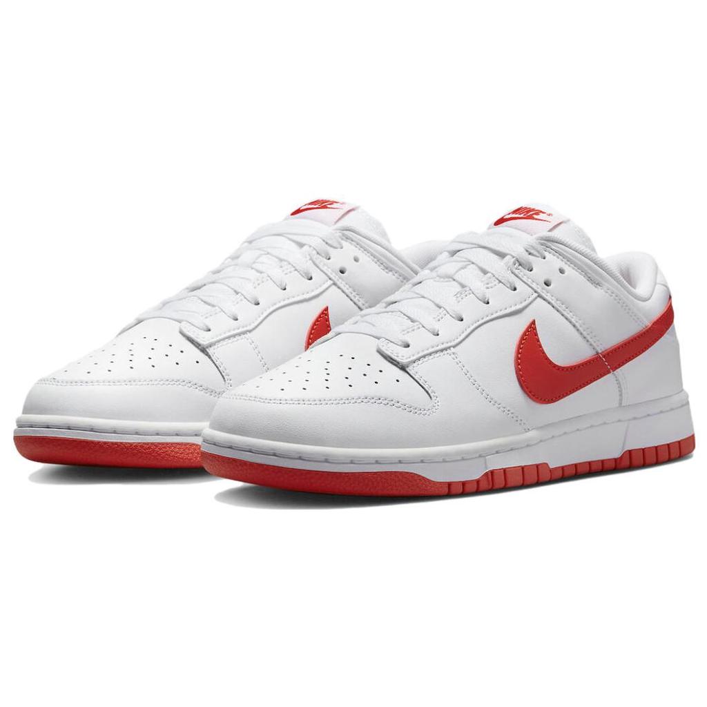 Nové Nike Dunk Low Retro Bílé Pikantní Červené DV0831-103