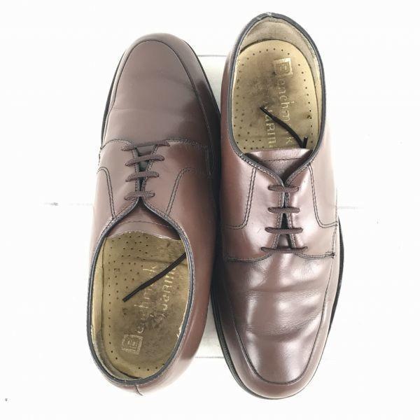 70s-80s Vintage Canada Made/JARMAN/Leather U-Tip Goodyear Welt Shoes/7/25.0/Brown/Dress(USED)