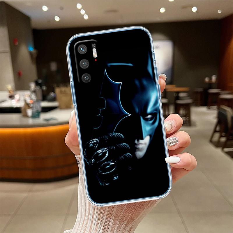 RE12 Batman Transparent Phone Case for LG K22 K30 K40 K40S K41 K42 K50 K50S K51 K51S K52 K61 K62 K71 K92 Q60 Q61 V40 V50 V60