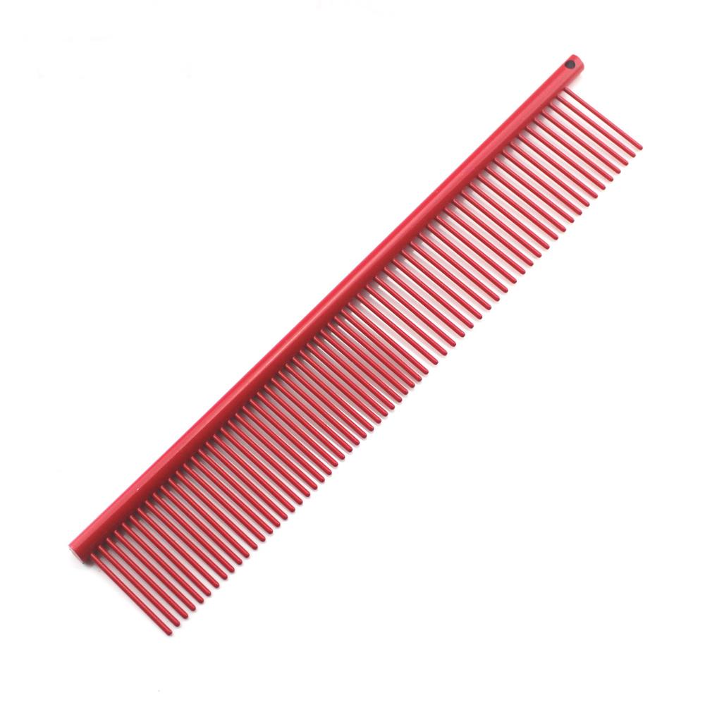 10pcs Pet Comb Stainless Steel Silver Pet Lightweight Comb for Dog and Cat  Color Comb PT-255