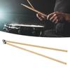 1 Pair Music Student Drum Sticks Wood and Stainless Steel Drum Mallets for Music Enthusiasts and Studio Recording Use