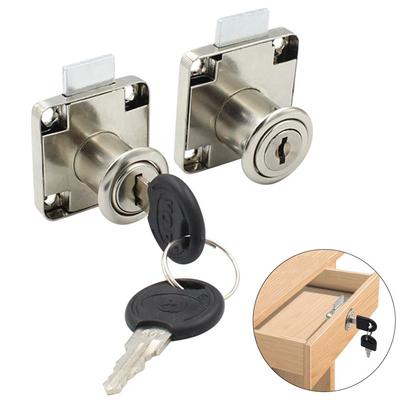 High Quality Zinc Alloy Wardrobe Cabinet Locker 2 Keys Drawer Lock Professional Locks Home Security for Office Desk