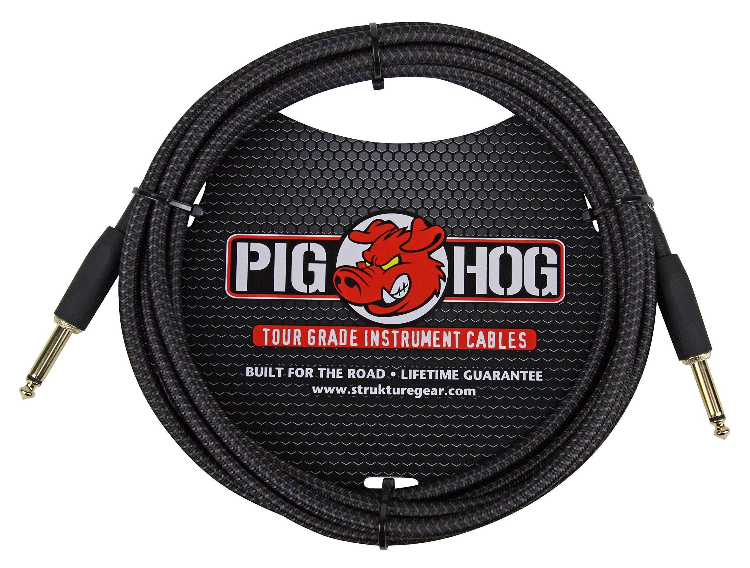 

Pig Hog 10ftVintage Series Inst Cable Black Woven -